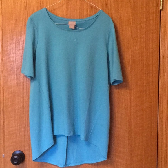 3 for $30. Chicos turquoise T-shirt. Excellent quality. Beautiful colour. - Picture 1 of 2